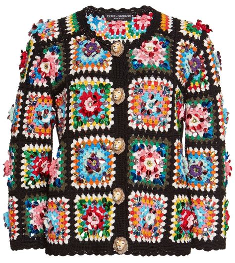 giacca uncinetto dolce e gabbana
